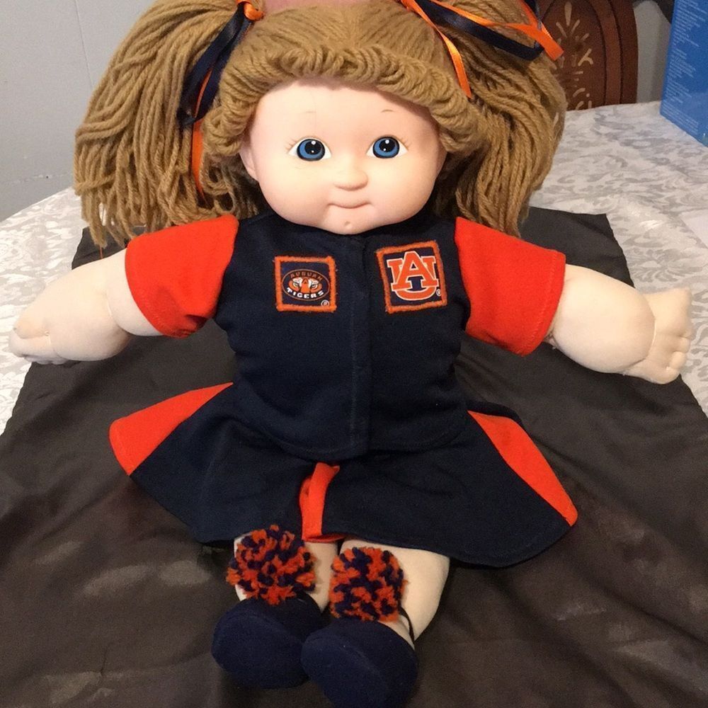 Auburn Cheerleader Doll - Handmade
